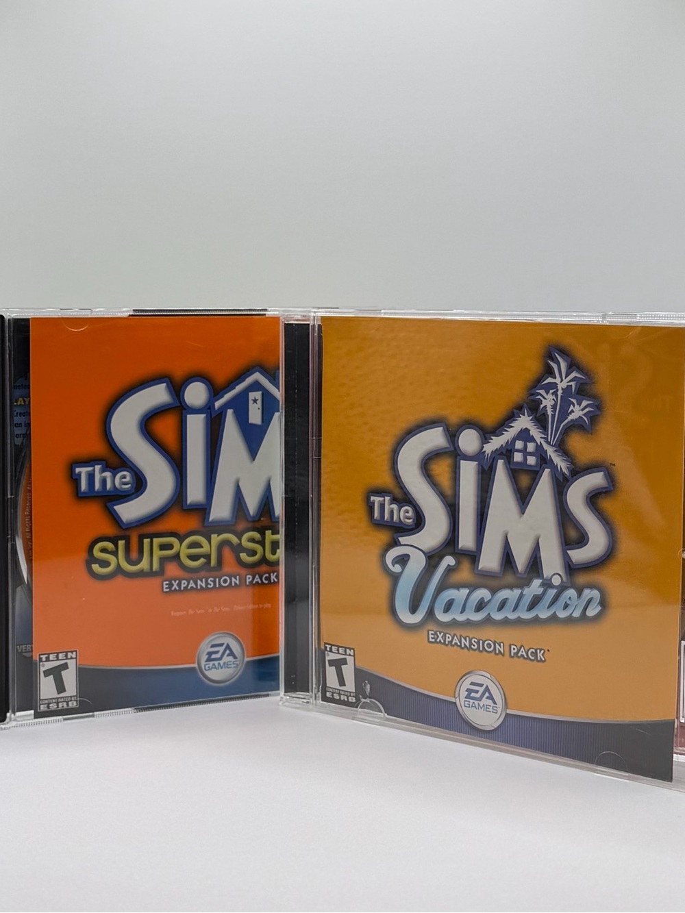 The Sims Expansion Pack CD Cases - EA Games - Orange